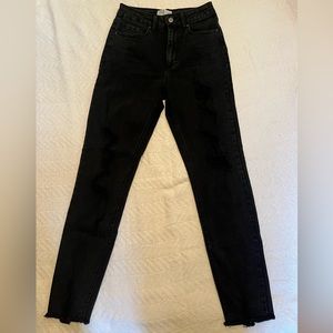 TINSEL Ripped Black Size 27